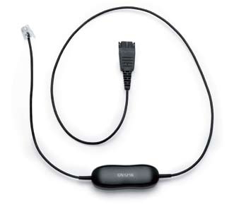 Jabra Cable GN1216, QD Macho - RJ-9 Macho, 80cm, para Avaya 96xx/16xx