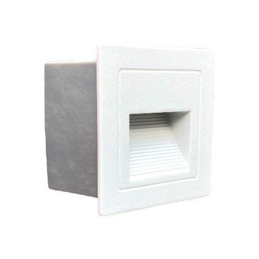 Jach Lámpara LED para Pared EMC3B30, Interiores, Luz Calída, 3W, 270 Lúmenes, Blanco, para Casa