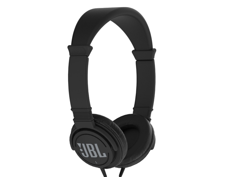 JBL Audífonos C300, Alámbrico, 1.2 Metros, 3.5mm, Negro