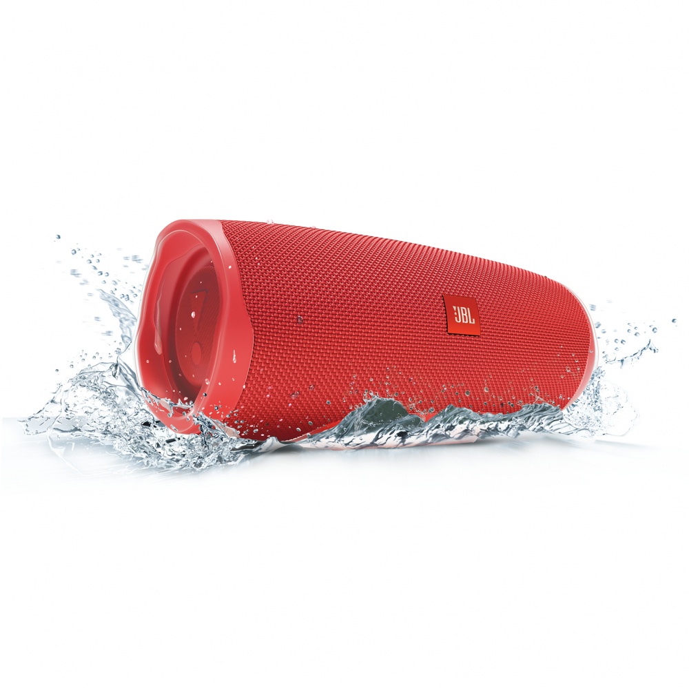 JBL Bocina Portátil Charge 4, Bluetooth, Inalámbrico, 30W RMS, Rojo - Resistente al Agua