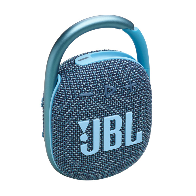 JBL Bocina Portátil Clip 4 Eco, Bluetooth, Inalámbrico, 5W RMS, USB, Azul - Resistente al Agua