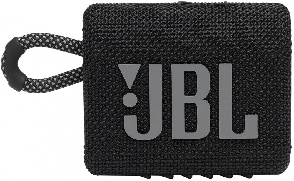 JBL Bocina Portátil Go 3, Bluetooth, Inalámbrico, 4.2W RMS, Negro - Resistente al Agua
