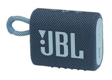 JBL Bocina Portátil Go 3, Bluetooth, Inalámbrico, 4.2W RMS, Azul - Resistente al Agua