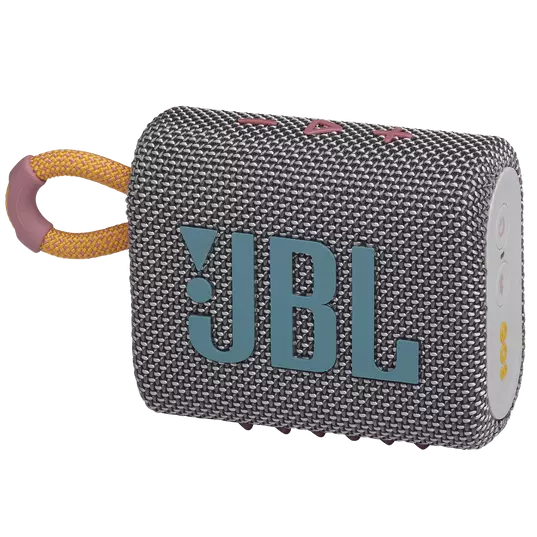 JBL Bocina Portátil Go 3, Bluetooth, Inalámbrico, 4.2W RMS, Gris - Resistente al Agua