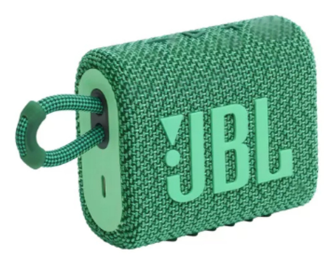 JBL Bocina Portátil Go 3, Bluetooth, Inalámbrico, USB-C, 4.2W, Verde - Resistente a Polvo/Agua