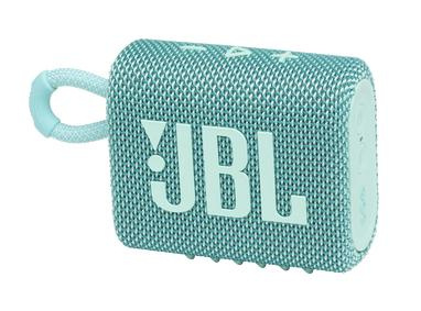 JBL Bocina Portátil Go 3, Bluetooth, Inalámbrico, 4.2W RMS, Turquesa - Resistente al Agua