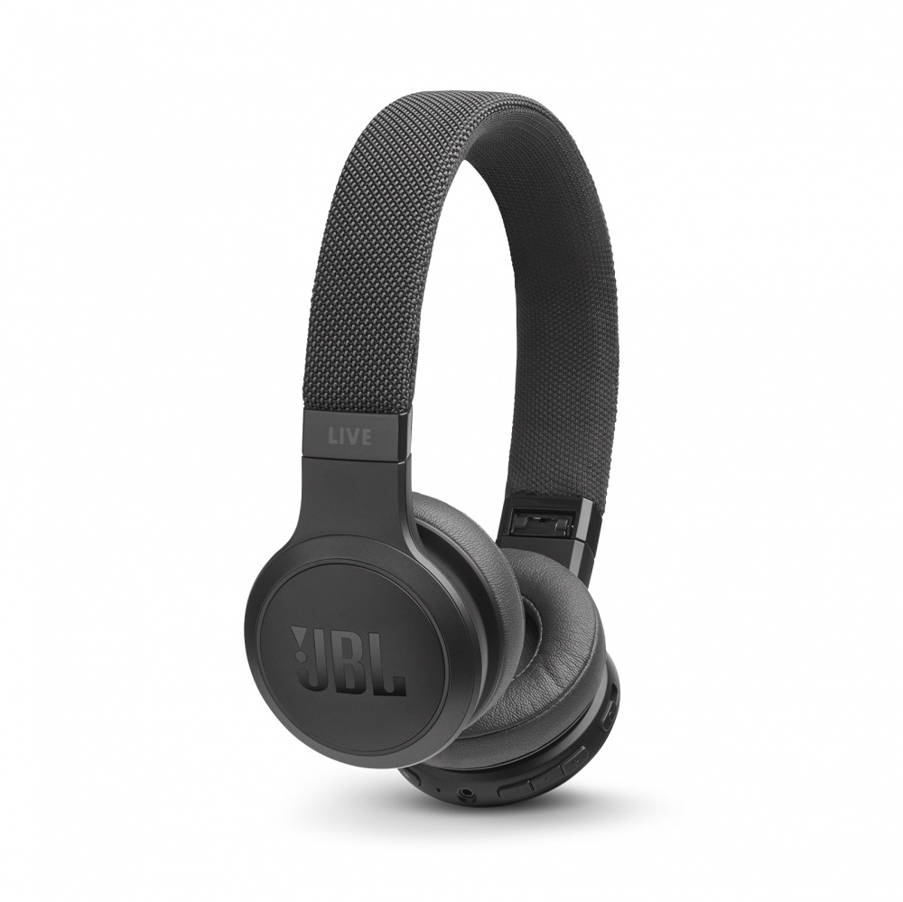 JBL Audífonos con Micrófono LIVE 400BT, Bluetooth, Alámbrico/Inalámbrico, Negro