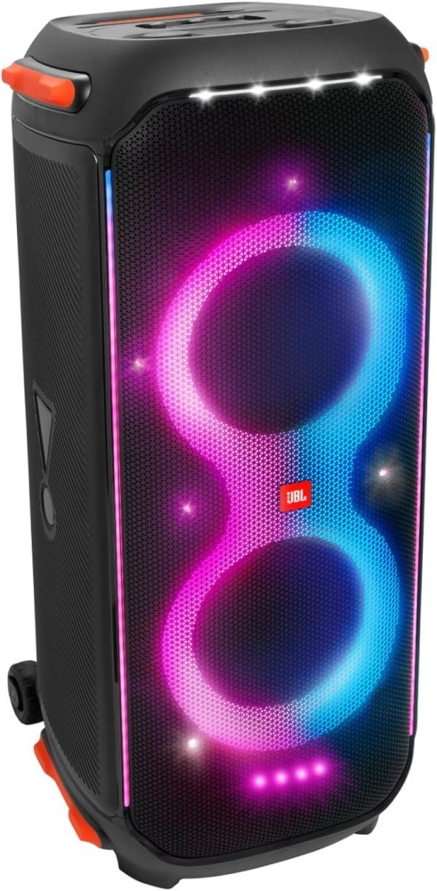 JBL Bocina PartyBox 710, Bluetooth, Inalámbrico, 800W RMS, USB-A, Negro/Naranja