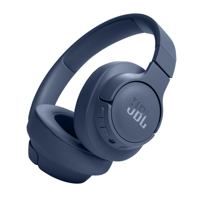 JBL Audífonos con Micrófono Tune 720BT, Bluetooth 5.3, Inalámbrico, Azul