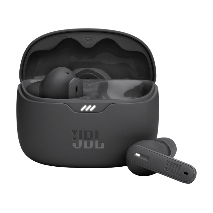 JBL Audífonos Intrauriculares con Micrófono Tune Beam, Bluetooth, Inalámbrico, USB-C, Negro
