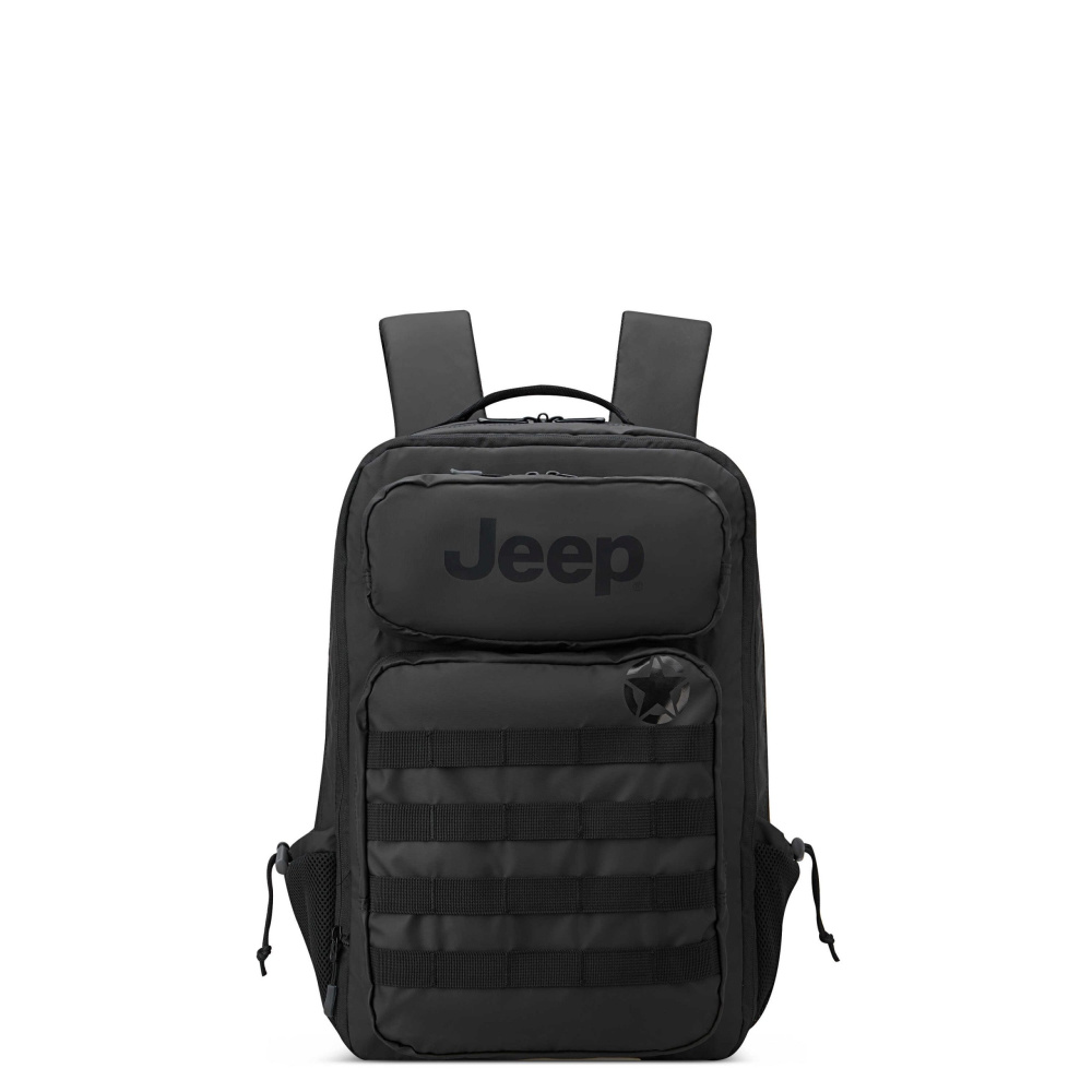 Jeep Mochila J0274461000 de Poliéster para Laptop 15.6", Negro