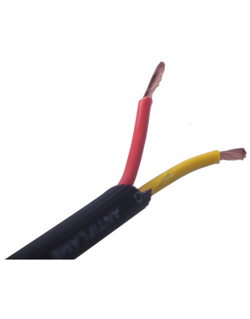 Jendrix Bobina de Cable de Uso Rudo, 100 Metros, Negro