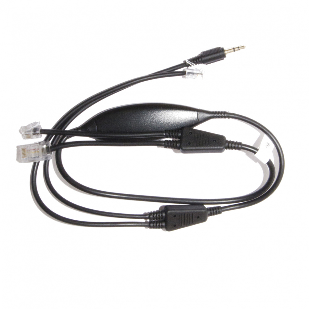 JPL Cable Descolgador EHS, Negro - para Alcatel