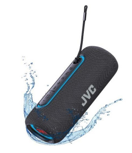 JVC Bocina Portátil SPPA7BTB, Bluetooth, Inalámbrico, USB-C, 30W, Negro - Resistente al Agua
