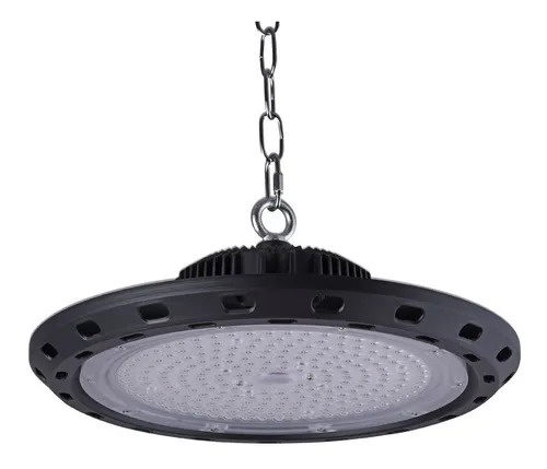 JWJ Lámpara LED para Techo JLRE-UFO200, Interior/Exterior, Luz de Día, 200W, 28000 Lúmenes, para Iluminación Industrial