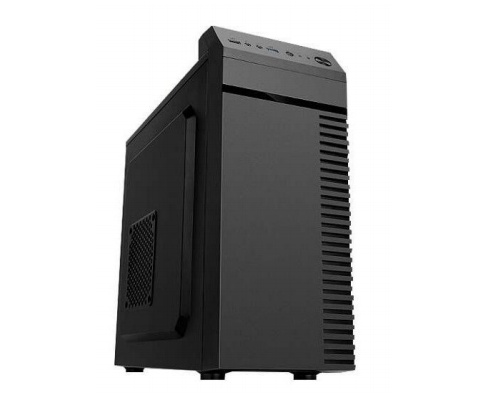 Gabinete K-MEX CM-05AD, Torre, micro-ATX, USB 2.0/3.0, con Fuente de 450W, Negro