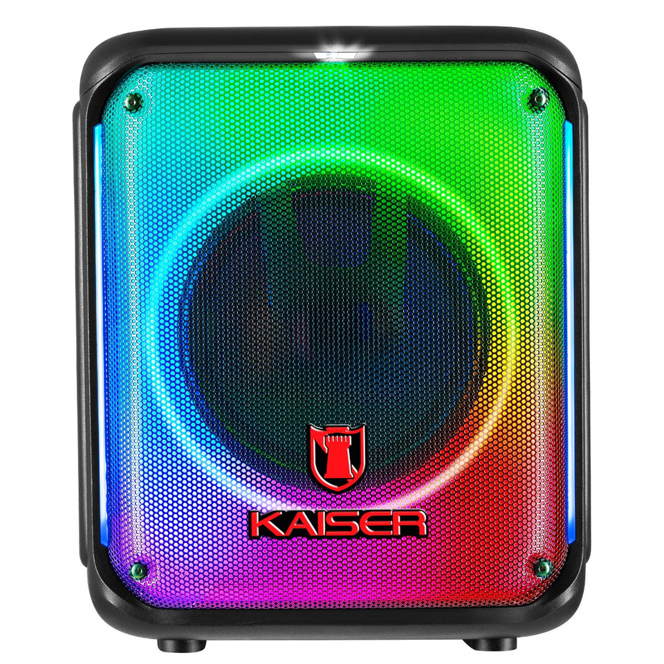 Kaiser Bocina KSW-3008, Bluetooth, Inalámbrico, 30W RMS, USB-A, Negro