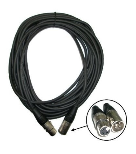 Kapton Cable Extensión Canon A Macho - Canon Hembra, 1.5 Metros, Negro