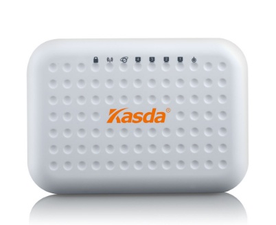 Router Kasda Fast Ethernet KW55293, Inalámbrico, 300 Mbit/s, 4x RJ-45, 2.4GHz, con 2 Antenas Internas de 3dBi