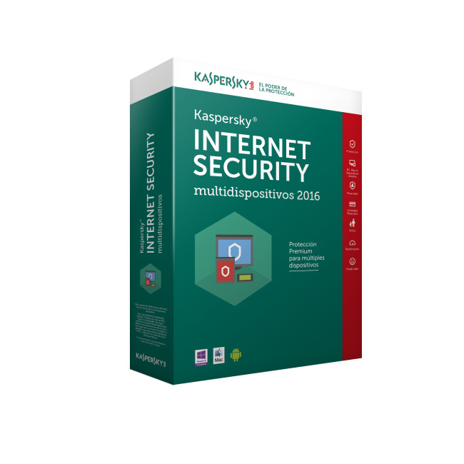 Kaspersky Internet Security 2016, 6 Usuarios, 1 Año, Windows