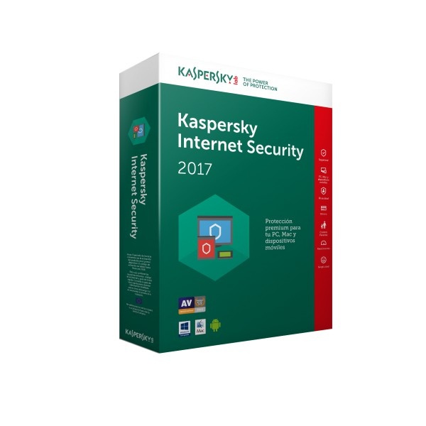 Kaspersky Internet Security 2017, 3 Usuarios, 1 Año, Windows