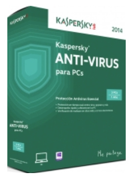 Kaspersky AntiVirus 2014, 3 Usuarios, 1 Año, Windows/Mac