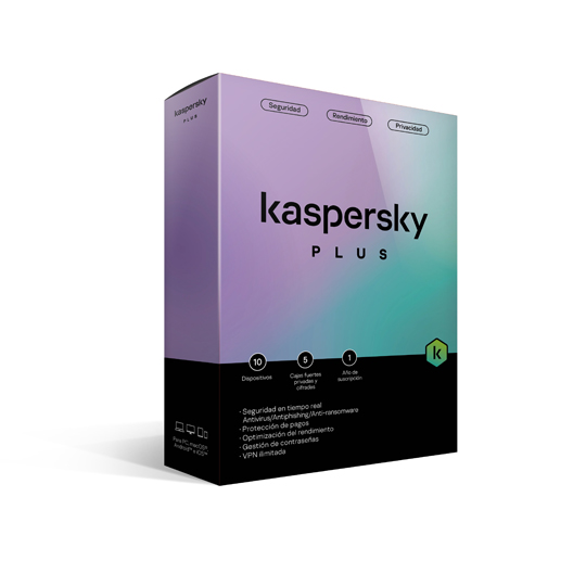 Kaspersky Plus Internet Security, 10 Dispositivos, 1 Año, Windows/Mac