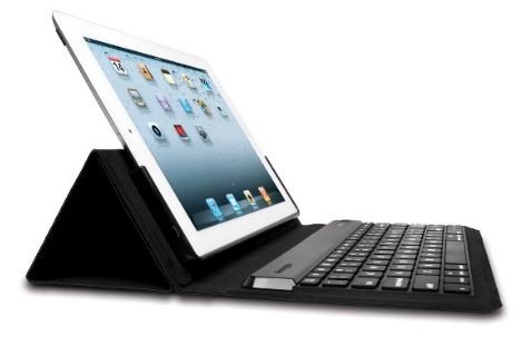 Kensington Teclado y Funda Multiángulo KeyFolio para Nuevo iPad, Negro