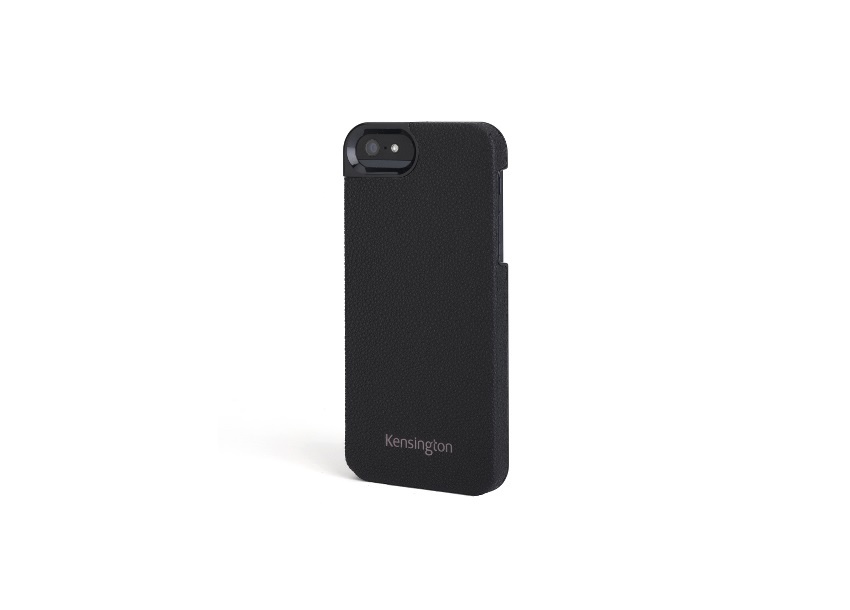 Kensington Funda Tipo Piel para iPhone 5, Negro