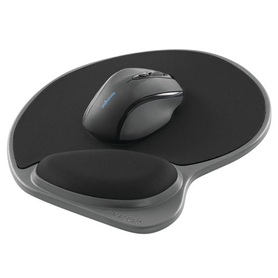 Mousepad Kensington con Descansa Muñecas de Gel, Negro