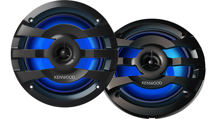 Kenwood Bocina para Auto KFC1673MRBL, 260W, 2 Vías, 86dB, 6.5", Negro, 2 Piezas