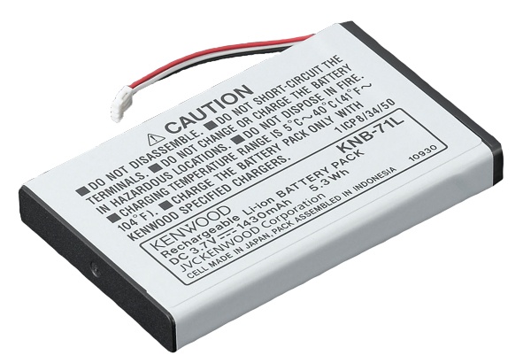 Kenwood Batería Li-Ion, 1430mAh, para PKT-03K