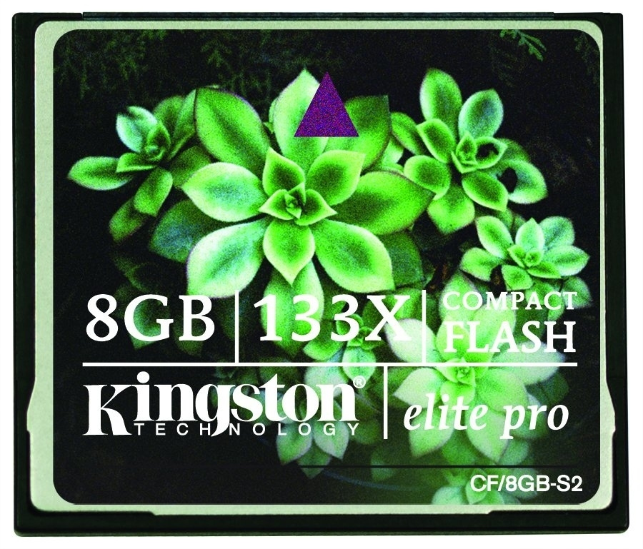 Memoria Flash Kingston, 8GB Elite Pro CompactFlash Card 133x