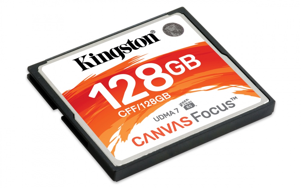 Memoria Flash Kingston Canvas Focus, 128GB CompactFlash
