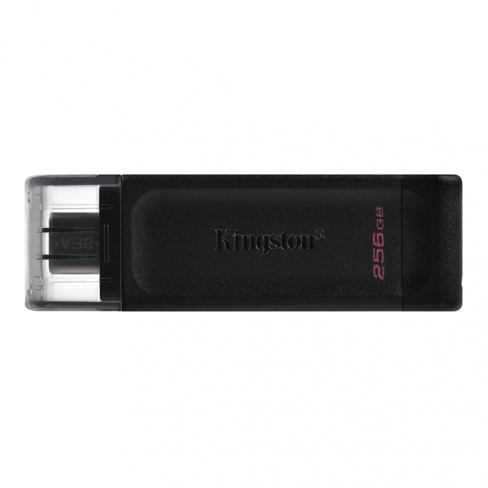Memoria USB Kingston DataTraveler 70, 256GB, USB-C 3.2, Negro