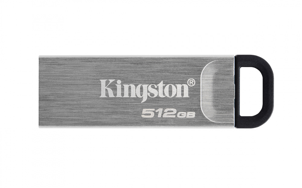 Memoria USB Kingston DataTraveler Kyson, 512GB, USB-A 3.0, Lectura 200MB/s, Escritura 60MB/s, Plata