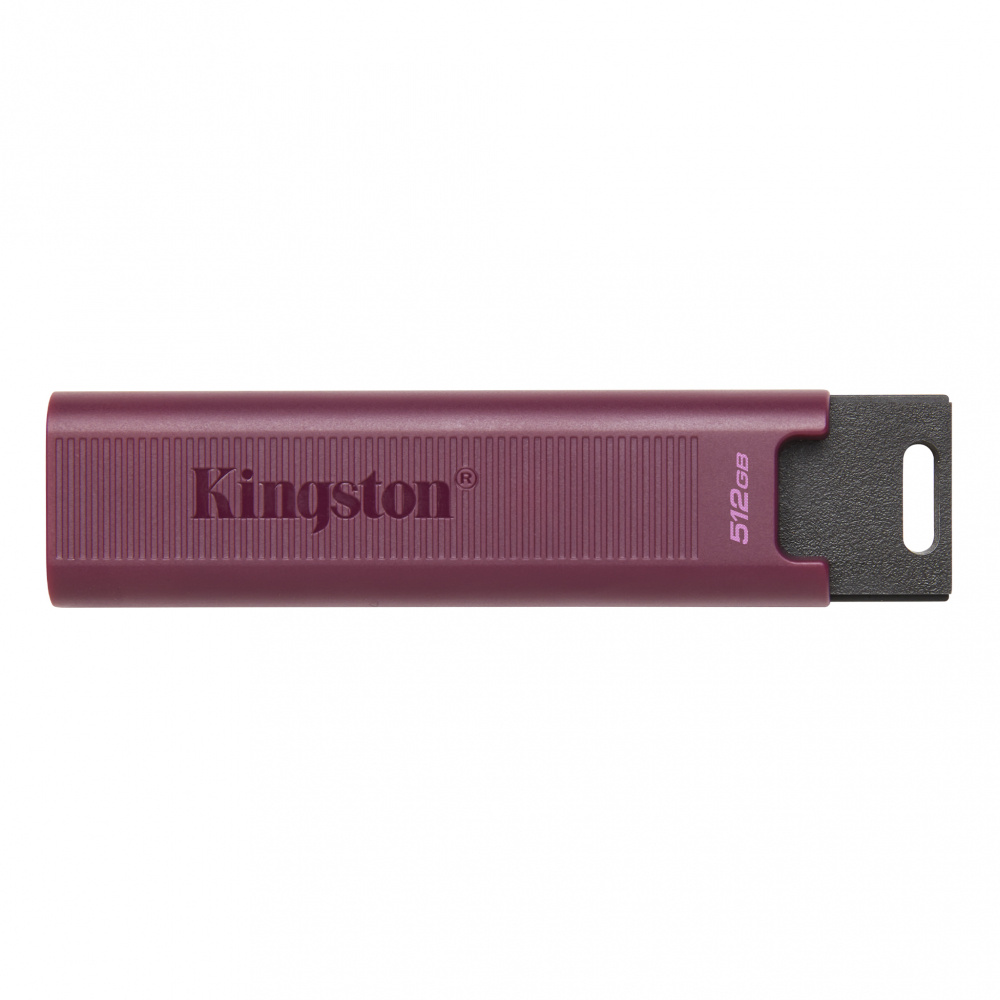 Memoria USB Kingston DataTraveler Max, 512GB, USB 3.2, Lectura 1000MB/s, Escritura 900MB/s, Rojo