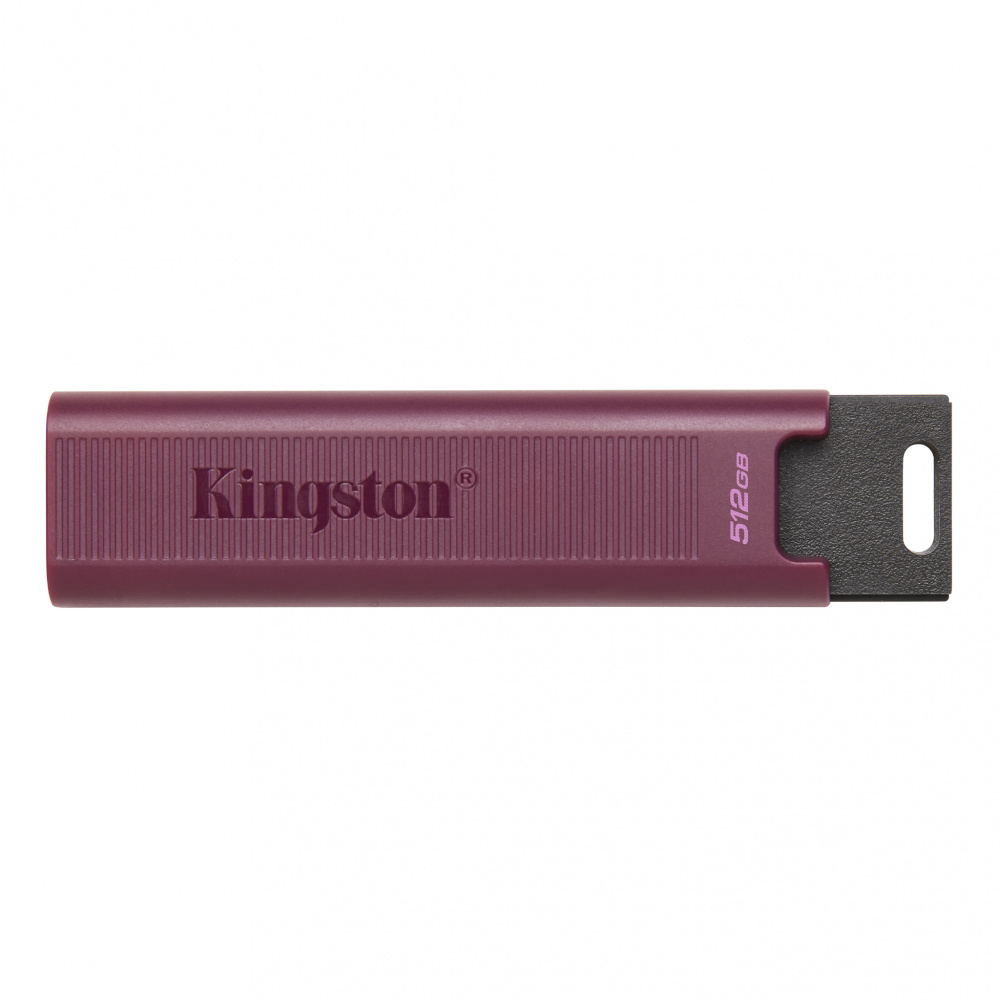 Memoria USB Kingston DataTraveler Max, 512GB, USB-A 3.1, Lectura 1.000MB/s, Escritura 900MB/s, Rojo