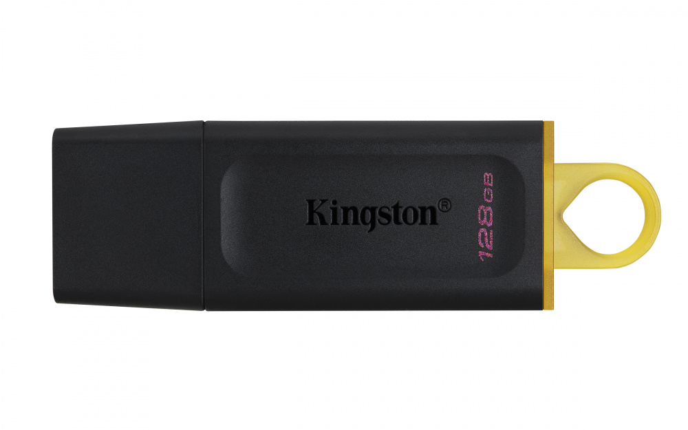 Memoria USB Kingston DataTraveler Exodia, 128GB, USB-A 3.0, Negro 
