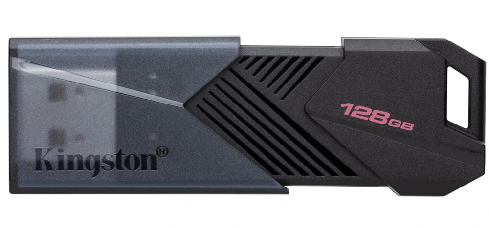 Memoria USB Kingston DataTraveler Exodia Onyx, 128GB, USB-A 3.2 Gen 1, Lectura 100MB/s, Negro