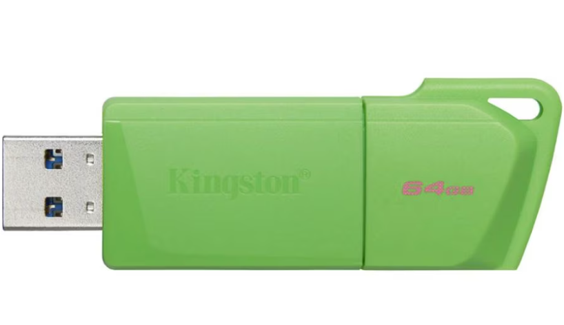 Memoria USB Kingston Exodia, 64GB, USB-A 3.2, Verde