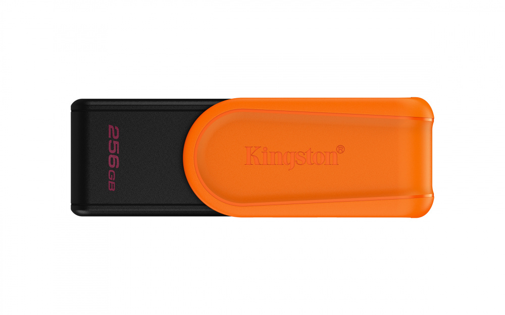Memoria USB Kingston DTXS/256GB, 256GB, USB-A 3.2, Negro/Naranja