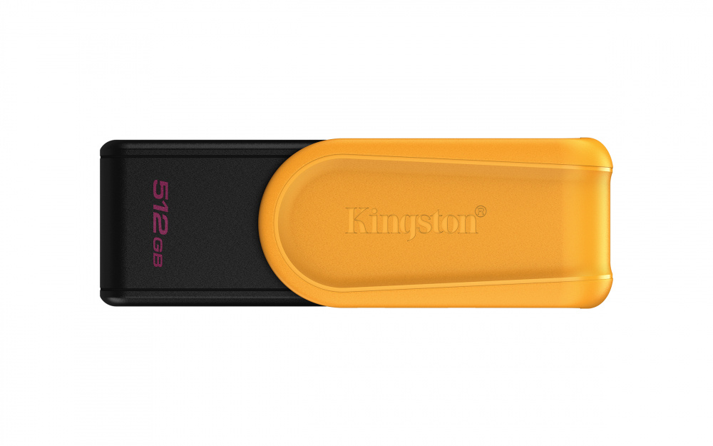 Memoria USB Kingston DTXS/512GB, 512GB, USB-A 3.0, Negro/Amarillo