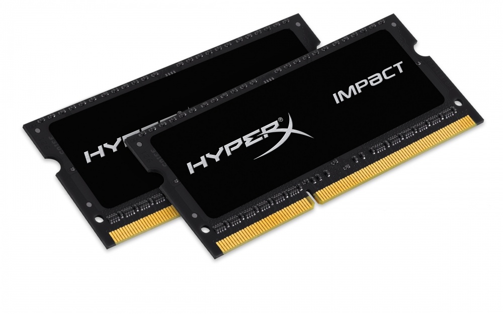 Kit Memoria RAM Kingston HyperX Impact DDR3L, 1600MHz, 16GB (2 x 8GB), CL9, SO-DIMM, 1.35v