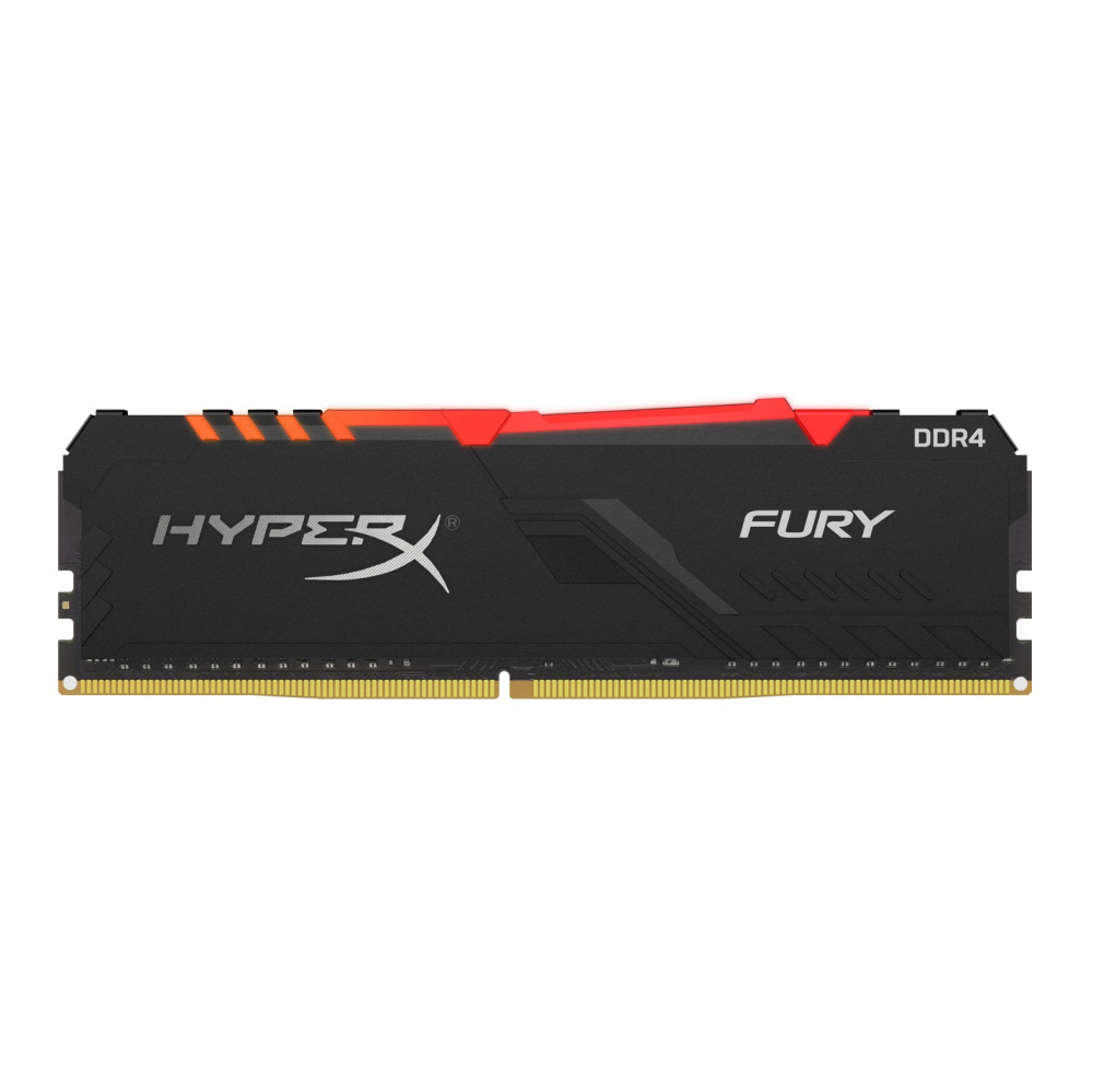 Memoria RAM Kingston HyperX FURY RGB DDR4, 2400MHz, 8GB, CL15, Non-ECC, XMP