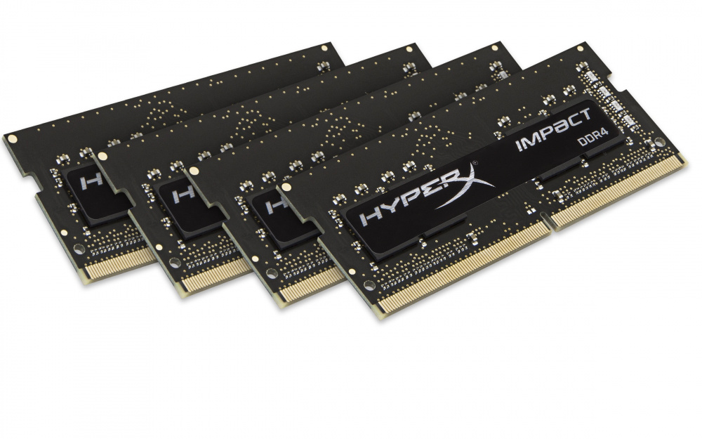 Memoria RAM Kingston HyperX Impact DDR4, 2400MHz, 16GB (4 x 4GB), CL15, SO-DIMM, XMP, 1.2V, SIngle Rank x8