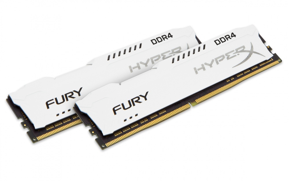 Kit Memoria RAM HypeX FURY White DDR4, 3400MHz, 16GB (2 x 8GB), Non-ECC, CL19, XMP