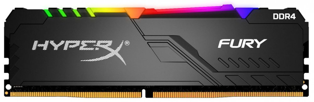 Memoria RAM Kingston HyperX FURY RGB DDR4, 3600MHz, 16GB, CL18, XMP, 1.35V