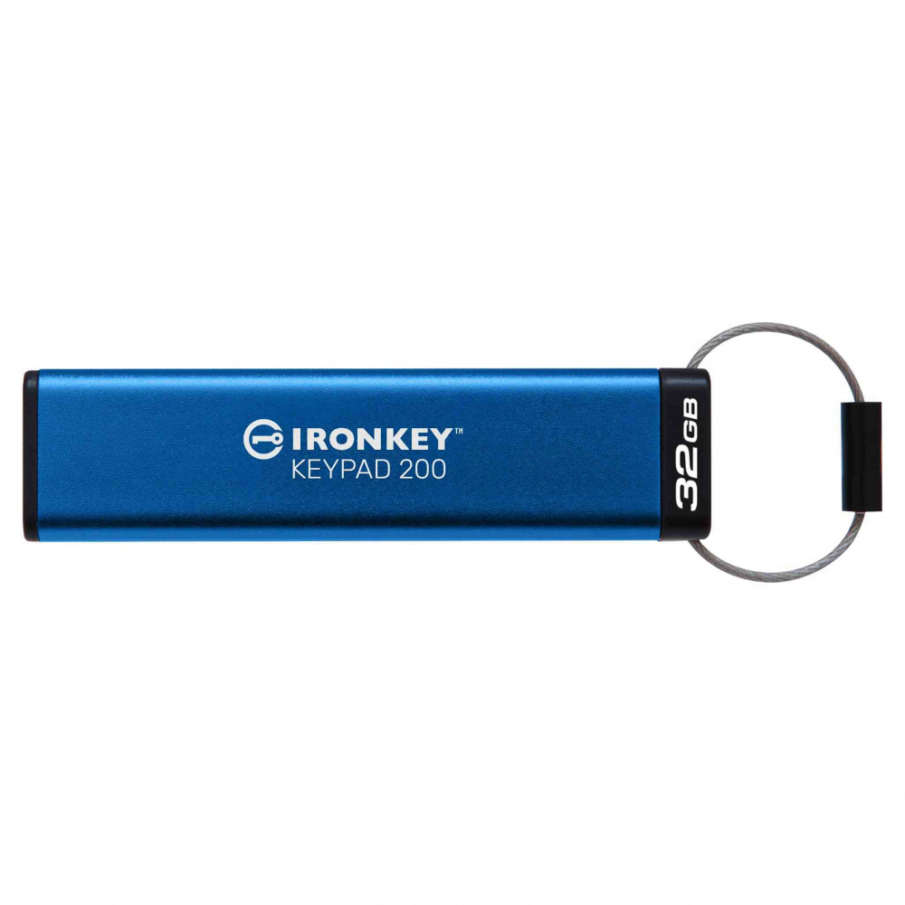 Compra Memoria USB Kingston IronKey Keypad 200, 32GB, USB 3.2 IKKP200