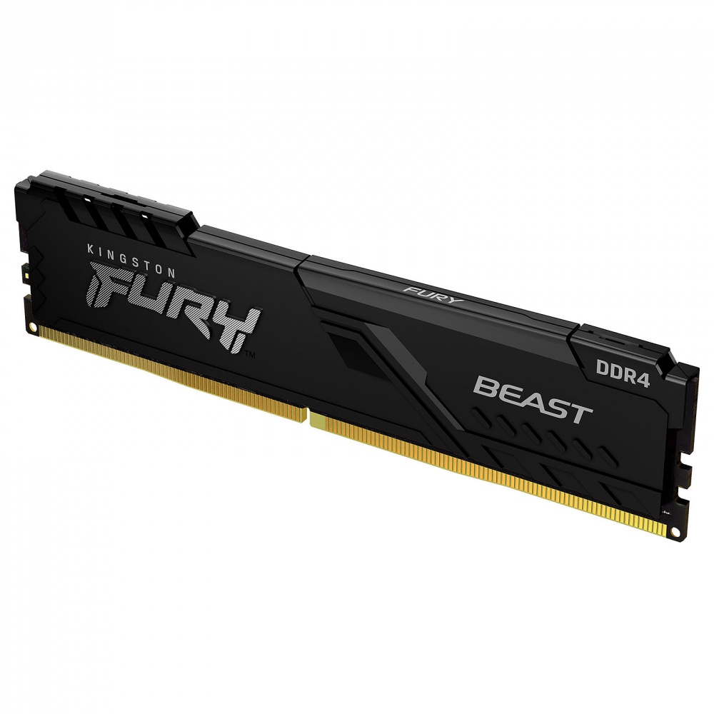 Memoria RAM Kingston FURY Beast Black DDR4, 2666MHz, 16GB, CL16, XMP 